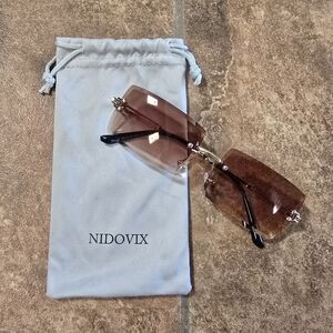 Bronze | NIDOVIX | Elegant Sunglasses w/Cover
